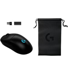 Souris Gamer Sans Fil Pro 2 Lightspeed noir + Pochette + Dongle 8K Hz Logitech