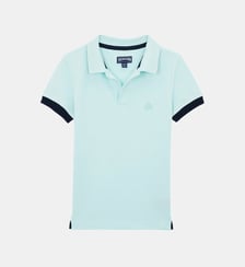 Polo en coton organique uni Vilebrequin