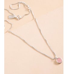 Collier Rivoli Pierre Pink Opal Flowers for Zoe