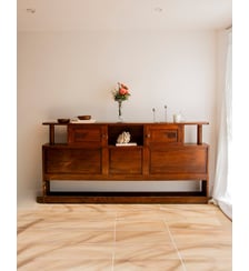 Buffet en bois brut Gilbert N°1822- Produit chiné Debongout