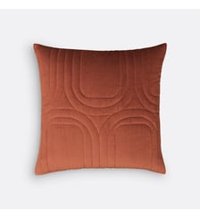Housse de coussin velours coton 65x65cm, Honorine La Redoute Interieurs