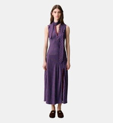 Robe fluide longue dentelle Claudie Pierlot