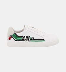 Baskets En Cuir Simone Retro Amour Bons Baisers