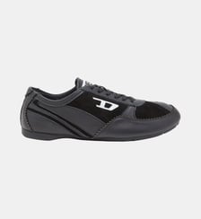 D-Mile-Baskets en cuir et daim Diesel