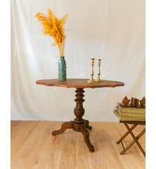 Table d'appoint en bois Francine N°623- Produit chiné Debongout