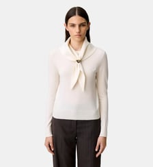 Pull maille foulard amovible Claudie Pierlot