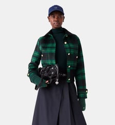 Veste réversible col similcuir Maje