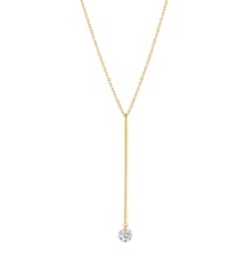 Sautoir MAJORETTE - Diamant 0,30ct - Or jaune 750‰ La Brune & La Blonde