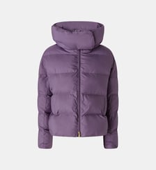 Doudoune à capuche en tissu technique Pinko