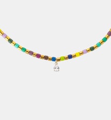 Collier avec perles et pampille en crystal SARBAKANE Hipanema