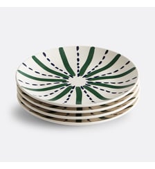 Lot de 4 assiettes plates faïence Riveri La Redoute Interieurs
