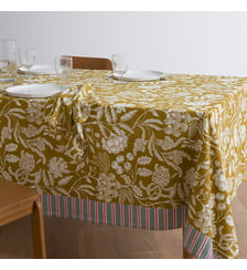 Nappe en coton lavé, imprimé fleurs La Redoute Interieurs