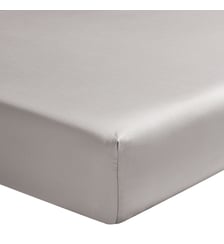 Drap housse uni en satin de coton bio, bonnet de 30cm, TEOPHILE Alexandre Turpault