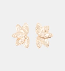 Grandes boucles d'oreilles feuilles martelées Balaboosté