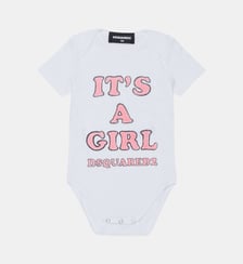 Body à manches courtes avec logo Dsquared2