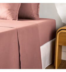 Drap plat uni en percale de coton, 80 fils La Redoute Interieurs