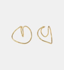 Paire de bague d'oreille doré  kind of things Caroline Najman