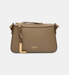 Mini Sac à main zippé Faubourg en cuir signature Lancel
