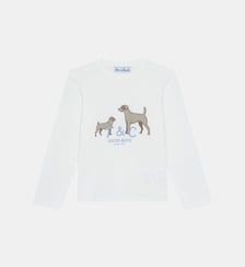 T-shirt -  coton imprimé chiens Tartine Et Chocolat