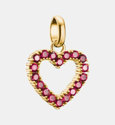 Charm cœur avec rubis de laboratoire Thomas Sabo