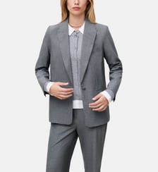 Veste vpodium - Motif uni - Viscose lenzing ecovero - Coupe droite Caroll