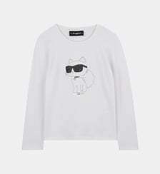 T-shirt à manches longues Karl Lagerfeld Kids