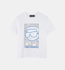 T-shirt avec imprimé placé Karl Lagerfeld Kids