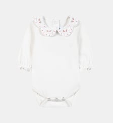 Body - Blush coton col Claudine festonné fleuri Tartine Et Chocolat
