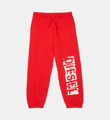 Pantalon en molleton avec logo Diesel Kids