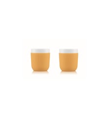 Set DOURO 2 tasses porcelaine avec manchon Bodum