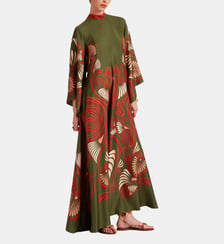 Robe Magnifico Kerylos Placée Dark Green La DoubleJ