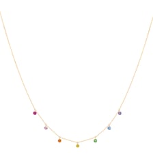 Collier CONFETTI RAINBOW - poids total 0,90ct approx. -  Or jaune 750‰ La Brune & La Blonde