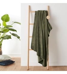 Plaid polaire polyester recyclé La Redoute Interieurs