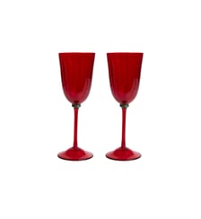 Verres à Vin Rainbow Rouge (Set de 2) La DoubleJ