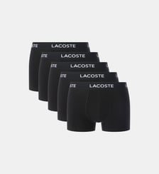 Lot de 5 boxers courts coton stretch Lacoste