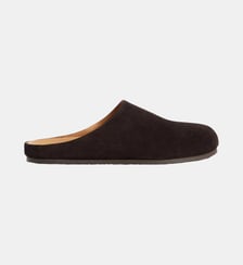 Mules en croûte de cuir Sandro