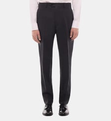 Pantalon de costume ajusté en flanelle Fursac