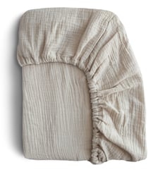 Drap housse en mousseline de coton Mushie