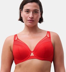 Soutien-gorge coques plongeant en dentelle Chantelle Pulp