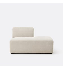 Récamière droite modulable, en tissu texturé chiné La Redoute Interieurs