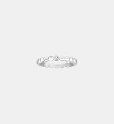 Alliance Empreinte en Argent avec diamant blanc La Garçonne Diamant