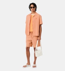 Short seersucker coton Lacoste