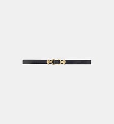 Ceinture fine en cuir Maje