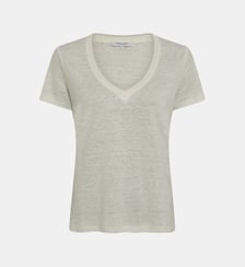 T-shirt V en lin à lurex - MIRANA Gerard Darel