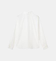 Chemise étienne en coton col montant Agnès b.