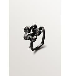 Bague avec cristal et motif floral Aristocrazy