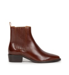 Bottines Plates Georgia Cuir Bobbies