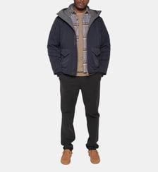 Parka Dimitri à capuche coton mélangé Serge Blanco