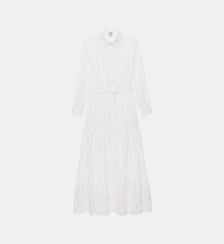 Robe Léna longue à volants Ines de la Fressange Paris