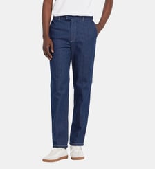 pantalon Lucas en coton denim Agnès b.